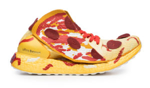 Chaussure running pizza pepperoni